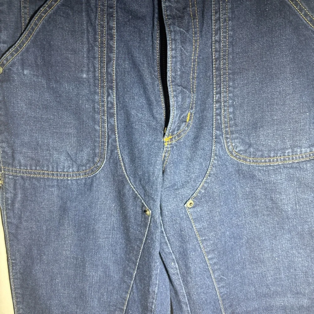 Polo Western Ralph Lauren Carpenter Jeans Double Knee Utility Denim 30x36 HQ 713